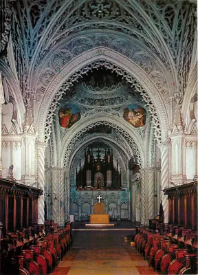 Abadia de Haute-Côme (Savoia) — Interior da Igreja — Edições e Impressões Combier / Mâcon