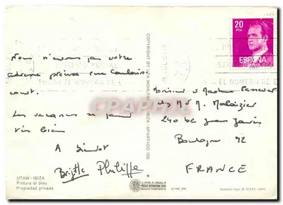 Pejzaż ibicza w godzinie zachodu słońca — dzieło L.A. Wohlfarta — N° 218 — Rewers