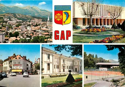 Gap — Vista geral — Palácio de Justiça, Museu, Ténis — Éditions des Alpes