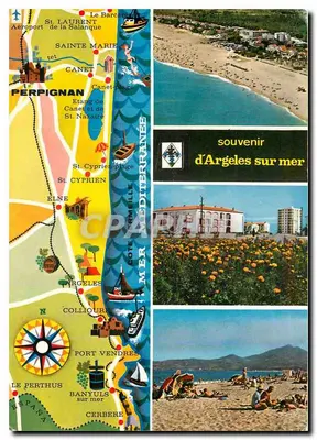 Côte Vermeille — recordações de Argeles-sur-Mer — Edição Dino