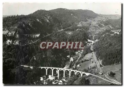 Viaduto de Morez — vista aérea — Editions E. PROTET, Dole (Jura)
