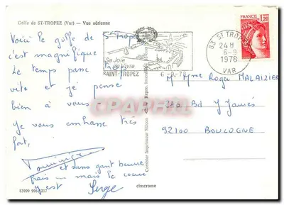 Zatoka St. Tropez — widok z lotu — CPAPHITI — Rewers
