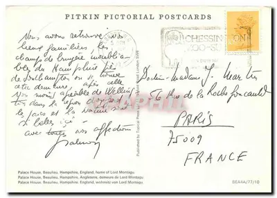 Palace House, Beaulieu — Hampshire, Wielka Brytania — Pitkin Pictorial Postcards BEA4A/77/10 — Rewers