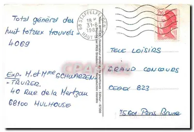 Antienne Hôtellerie du Château — Ribeauvillé — Rewers