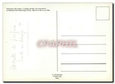 एक युवा महिला एक चमचा के साथ — पुस्तक की छवि — S. Nordströms Tryckeri AB, Kalix — पीछे