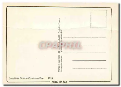 Trasa Grande Chartreuse — Wejście do Pustyni — Wydawnictwo MIC MAX — Rewers