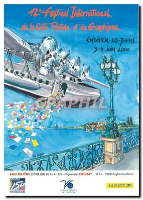 Festival Internacional da Carta Postal e do Gráfico — Enghien-les-Bains — FESTICART'2000 — Dan Jacobson