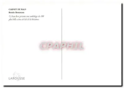 Carnetto dei Ballo — Le grandi scene di ballo nella letteratura — Renée Bonneau — Larousse — Verso