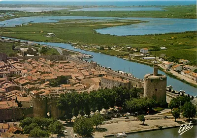 Aigues-Mortes (Gard) — Vista aérea — Editor Estel, n° 14108 Z
