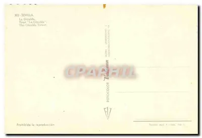 La Giralda — Wieża Giralda — Motri Generalisact, Barcelona — Rewers