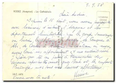 Rodez (Aveyron) — Katedra — Wydawnictwo Art Paris — Rewers
