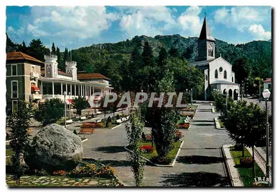 Ax-les-Thermes — O Casino e a Igreja de São Vicente — Editor IRIS