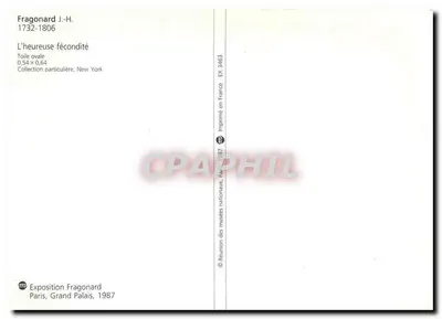 खुशहाल उत्पादन — अंडाकार कपड़ा — फ्रागोनार्ड जे-एच. 1732-1806 — पीछे