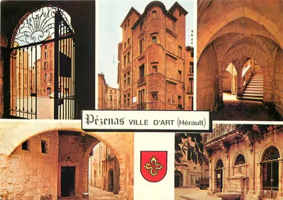 Pézenas Ville d'Art (Hérault) — Edições 'SI' — n°17.078