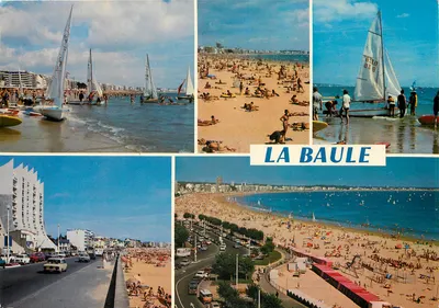 La Baule — vista da praia e do dique — Edição da Estacade - Promentine