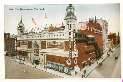O Hippodrome, New York — espetáculo circassiano — n° 5186