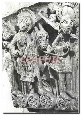 Autun - Catedral de São Lazaro (século XII) — Fuga para o Egito — Atelier du Regard, Orsay