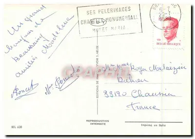 Bonjou des ARDENNES — view of landscapes and a deer — Éditions de Marie, Chaumont — Back