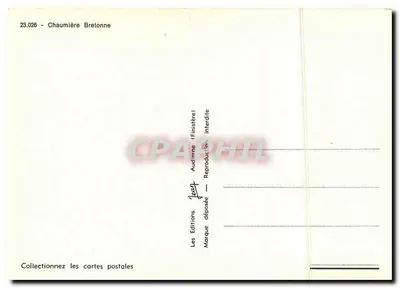 Chalé Bretão — 23.026 — Éditions Audierne (Finistère) — Verso