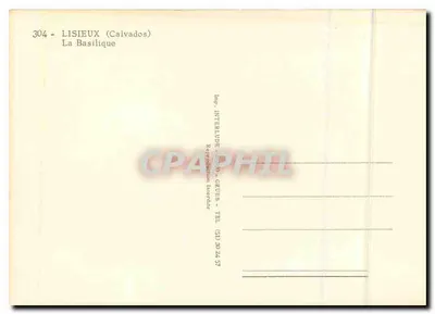 Bazylika — Lisieux (Calvados) — Wyd. INTERLUDE - CRUES — Rewers