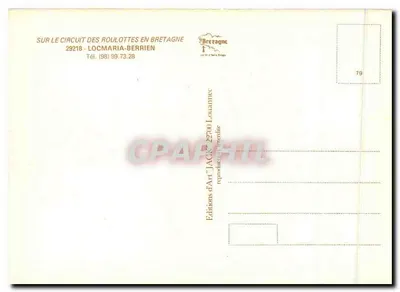 Parque Regional d'Armorique — Localização: Locmaria-Berrien — Editor: Editions d'Art 'Jack' Louannec — Verso