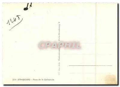 Strasburg — Plac Katedry — Cap — Rewers