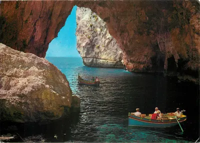 Grotta Azul — Malta — Copyright The Cathedral Library, Sliema
