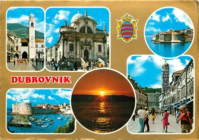 Dubrovnik — vista panorâmica — IZDAVAC-VJESNIK, Z-6503