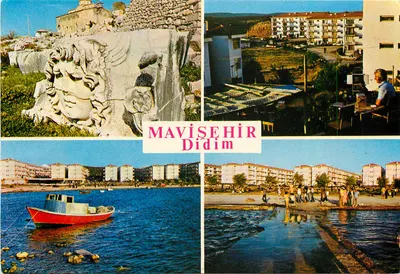 Mavişehir Didim — vista de Medus Başı, praias e hotéis — editor Hafet