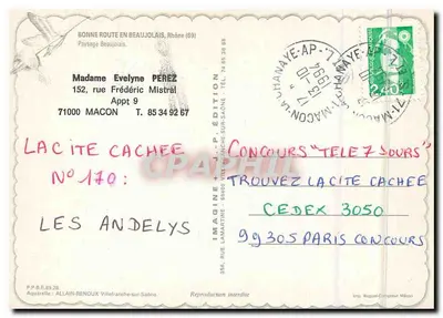 Krajobraz Beaujolais — Allain Renoux — Wydawnictwo J.P. Édition — Rewers