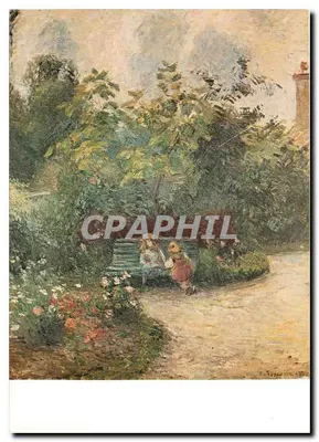 Um canto de jardim no Hermitage — Camille Pissarro (1830-1903) — Museu do Jeu de Paume, Paris
