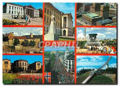 Oslo — vista panorâmica — editor Mittet, n° M-1303/106