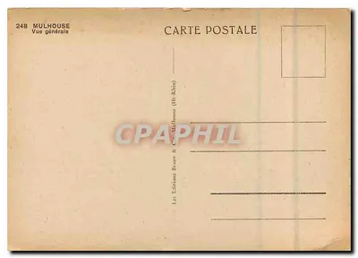 Mulhouse — Vista geral — Les Éditions Braun & Cie, Mulhouse (H.-Rhinn) — Verso