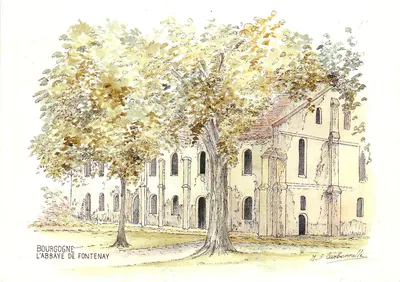 Borgonha - A Abadia de Fontenay — H. F. Carbennele