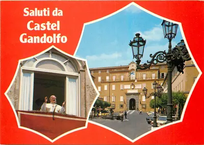 Castel Gandolfo — Vista da praça e do Papa — Plurigran Termi