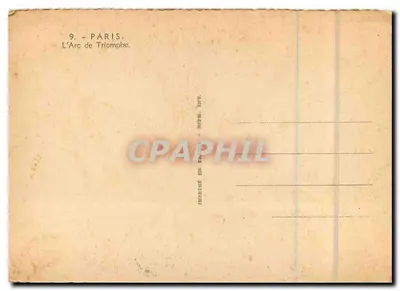 Parigi — L'Arco di Trionfo — Édouard Gouge — Verso
