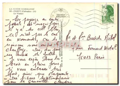 O Viaduto — A Suisse Normande — Edições Artan & Cie — Verso