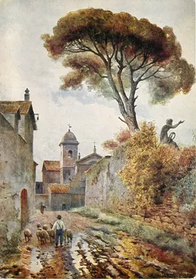 Vicolo Sterrato agora Vicolo S. Nicola da Tolentino — Ettore Roesler Franz — Édition CABA Editrice Enrico Verdesi