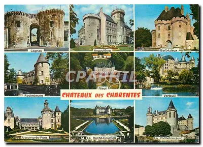 Castelos das Charentes — Cognac, Angoulême, Barbézieux, Rochebrune, Nieul, Verteuil, Usson-près-Pons, La Roche-Courbon, La Rochefoucauld — Editora Artaud, n°101