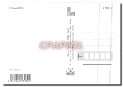 Camargue — białe konie na zachodzie — Wydawnictwo LECONTE, B 11034 Z — Rewers