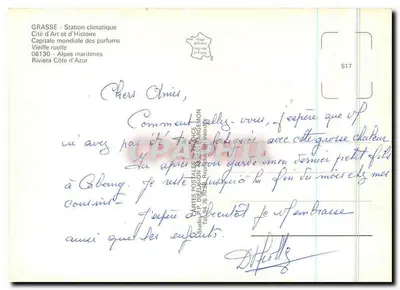 Fontanna w Grasse — Grasse — Wydawca S17 — Rewers