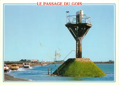 Le Passage du Gois — Vista do passage e do farol — Editor AS, n°62