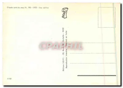 Costa Varoisa — Hyères, Le Lavandou, La Capte, Île de Port-Cros — Éditions S.E.P.T. - Nice — Verso