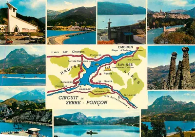 Circuito de Serre-Ponçon — Altos-Alpes — Éditeur MAR, n°1189
