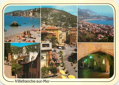 Villefranche-sur-Mer — vista panorâmica e pitoresca — Cigéone