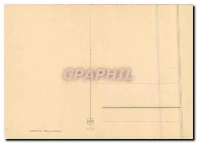 Berlim - Coluna da Vitória — editor AFK H, n° 921/3 — Verso