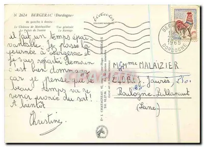 Bergerac — widok ogólny — Élèze — Rewers