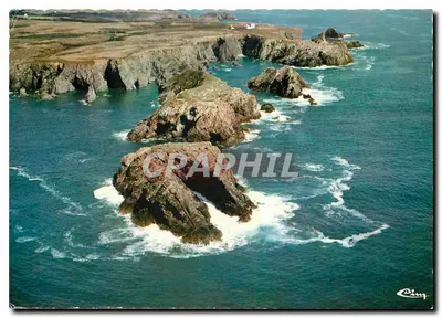 Rochers de Goulphar — Belle-Île-en-Mer — Impressor Combier