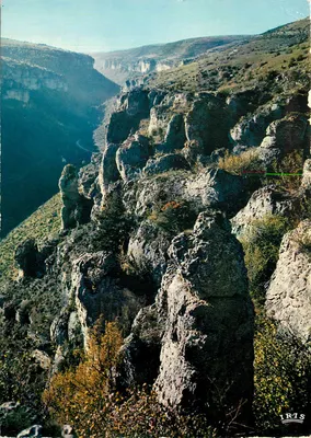 Gorges da Fonte — Lozère pitoresca — Edições MEXICHROME, n°48/182