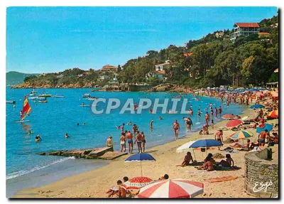 A praia e a Ponta de La Fossette — Os Arredores de Lavandou — Editor Eryp, n° U-246